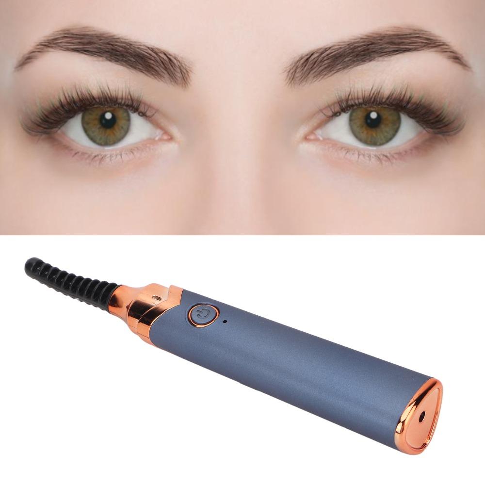 Rechargeable Heated Eyelash Curler Eyelash Styler Quick Heating Lash Curler Makeup Tool