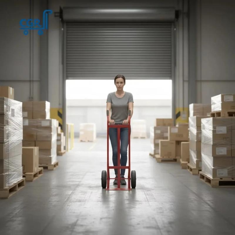 OEM High Quality Heavy Duty Steel Portable Cast Aluminum Wheel Hand Cart And Trolleys For Transportation