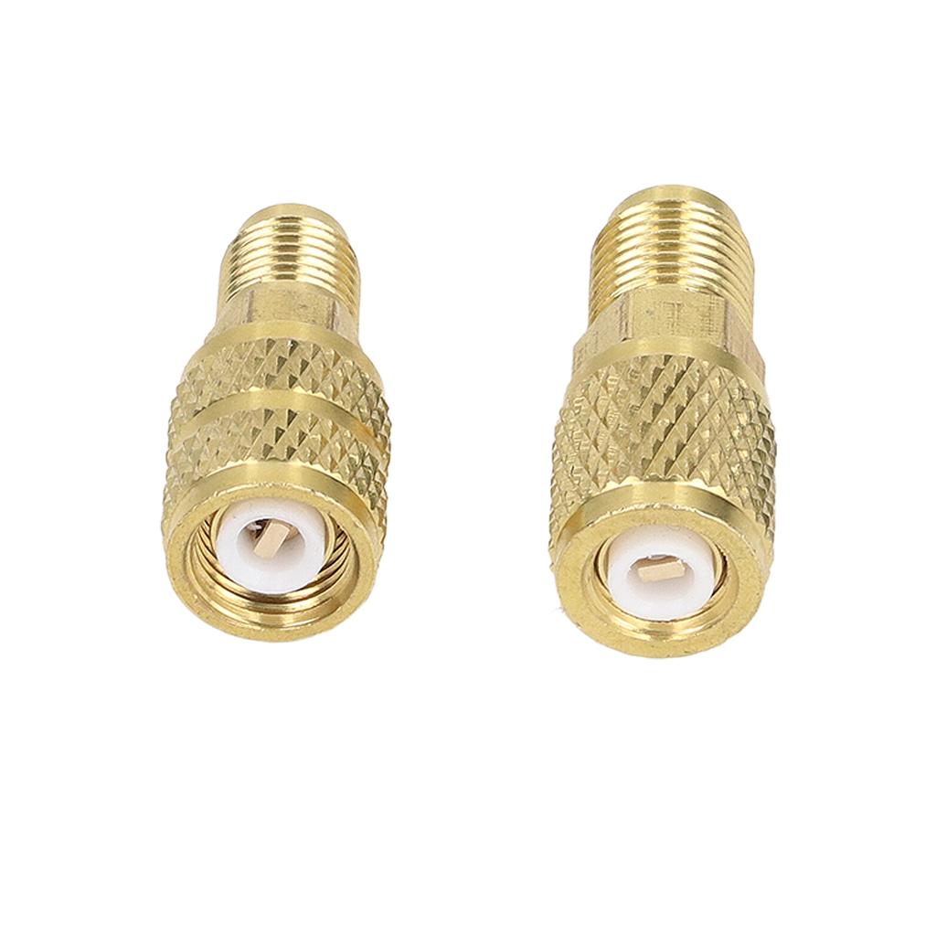 Refrigerant Adapter R22 M1/4SAE X F5/16SAE R410 M5/16SAE X F1/4SAE Copper Swivel Adapter