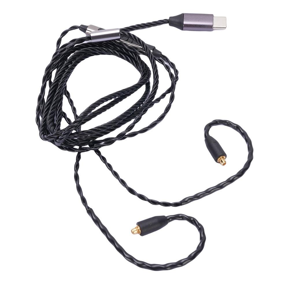 120cm / 47.24in MMCX to Type C Headphone Cable for Sennheiser IE300 IE600 IE900 Sound Enhancement