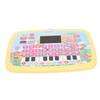 Kids Learning Tablet LED Screen Educational Alphabet Numbers Story Reading Learning Tablet Toy Yellow