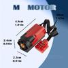 Набор Power Functions из 4 деталей с усиленными красными моторами средней мощности, совместимый с основными брендами строительных блоков Technic