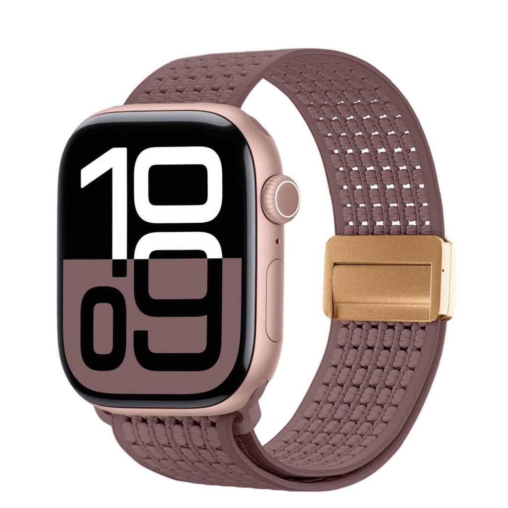 Эластичный магнитный нейлоновый ремешок для Apple Watch Series 7/8/9/S10
