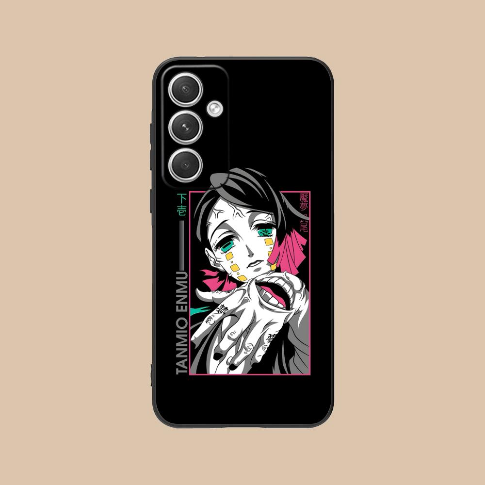 Чехол для телефона Demon Slayer Enmu Tamio для Samsung Galaxy S25 S24 S23 S22 S21 S20 Note20 Plus FE Ultra с цветной печатью Красивый