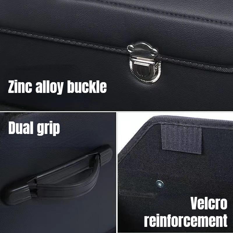 Автомобильный органайзер ATsafepro 65L для хранения и очистки багажника. Аксессуары для салона автомобиля. Аксессуары. Видимые.