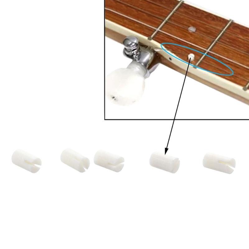 5Pcs Banjo 5th String Nuts for Precise String Alignment Simple Installation and Long Term Use in Instrument Maintenance