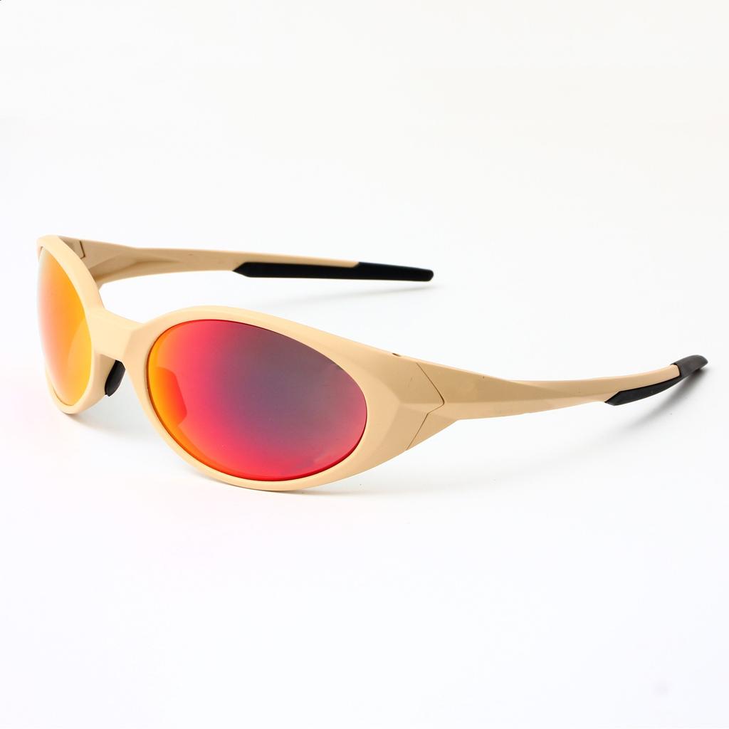 New Outdoor sports, oval-shaped, casual, travel, cycling, retro, and stylish sunglasses for men and women