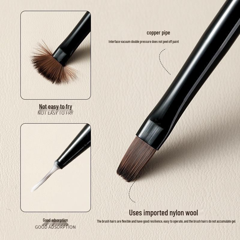 Набор кистей для нейл-арта из японского сандала с градиентным омбре и круглой головкой для гелевой росписи