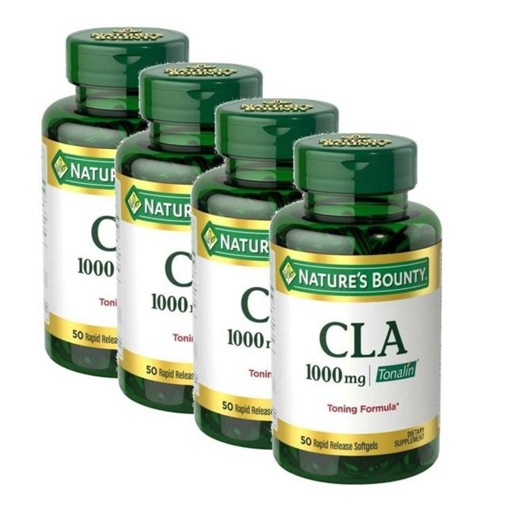 Bounty Tonalin Nature's Bounty CLA 1000 мг Tonalin Мягкие капсулы Nature's CLA 4 шт. 50 таблеток Ингредиенты: может подлежать | 4 шт. 50 таблеток