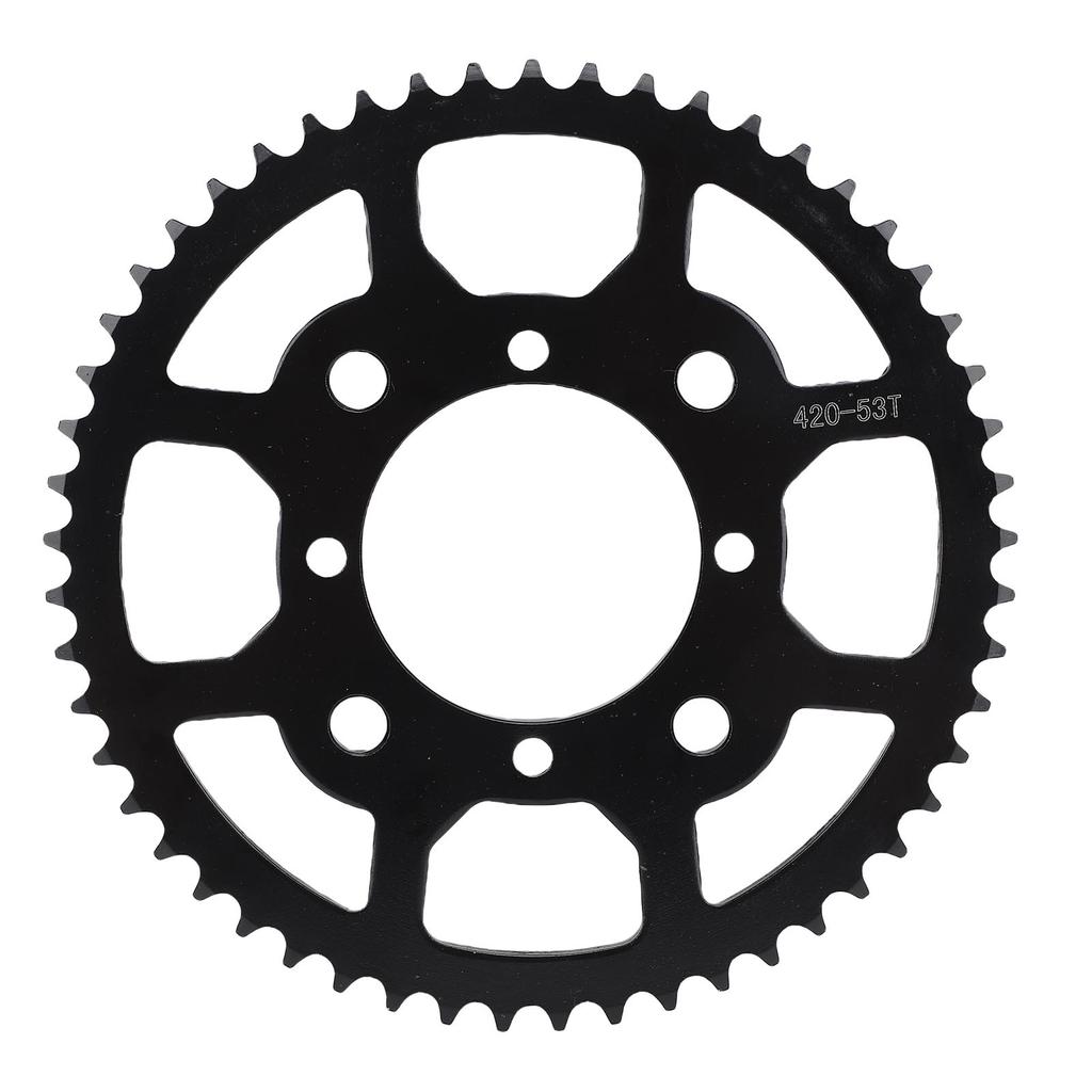 420 53T Rear Sprocket Efficient Gear Ratio Heavy Duty Steel Alloy Optimal Performance for Dirt Pit Bike 50 to 160ml