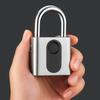 Waterproof Fingerprint Lock USB Charging Electronic Door Lock Portable Smart Padlock  Outdoor