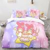 Комплект постельного белья Sanrio Little Twin Stars: одеяло, пододеяльник, наволочка, 2-3 предмета, детский и взрослый размер.