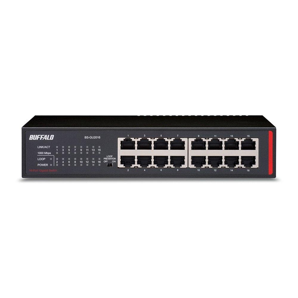 Buffalo Layer 2 Giga Unmanaged Switch 16 Port BS-GU2016