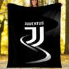 Juventus FC logo printed throw blanket—soft,warm;versatile blanket for all seasons—perfect as &air-conditioning throw,nap blanket
