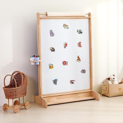 Двусторонняя магнитная доска: Детская стираемая классная доска и доска для рисования граффити