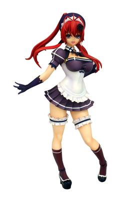 Kaitendo Hyakka Ryoran Samurai Bride Yagyu Jubei Maid чешуя, окрашенная в ПВХ готовая фигурка, версия. 1/7