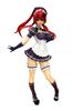 Kaitendo Hyakka Ryoran Samurai Bride Yagyu Jubei Maid Ver. 1/7 Scale PVC Painted Complete Figure