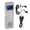 Voice Recorder MP3 WAV 192kbps Noise Reduction Dual Microphone Password Function Digital Recorder