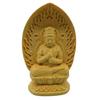 Продукт Guardian основное изображение Резьба по дереву Мини-статуэтка Будды Без бренда (Дайнити Нёрай)