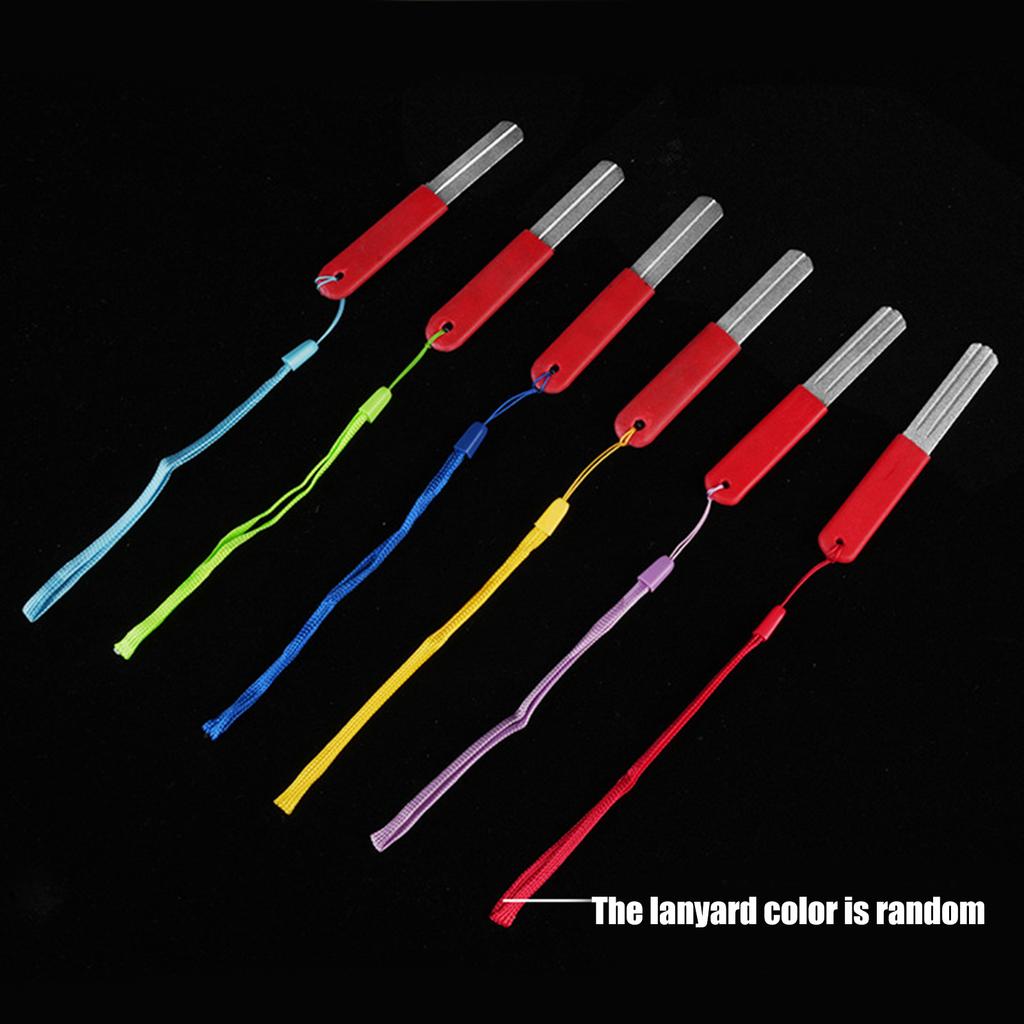 2 шт. точилка для рыболовных крючков алмазный шлифовальный камень портативный инструмент для заточки крючков двухсторонний напильник для заточки рыболовных крючков