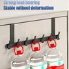 С 5/6/7 крючками над дверным крючком Съемная вешалка для одежды Новые вешалки для полотенец Ванная комната