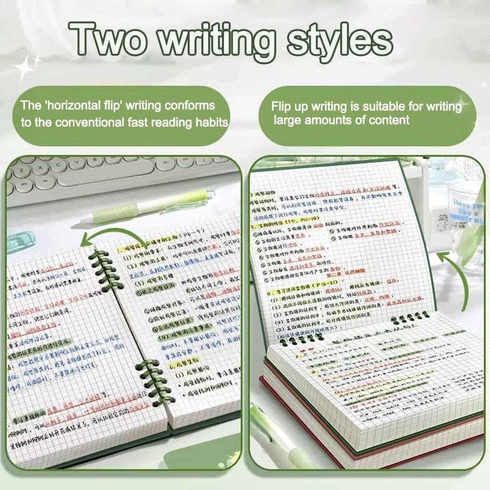 Color Notepad Flip Up Hand Account Book Multifunctional Loose-leaf Notebook Gift
