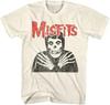 Misfits Хлопковая футболка с принтом Мужская Череп Панк-рок группа Футболка Y2K Гранж S-4XL