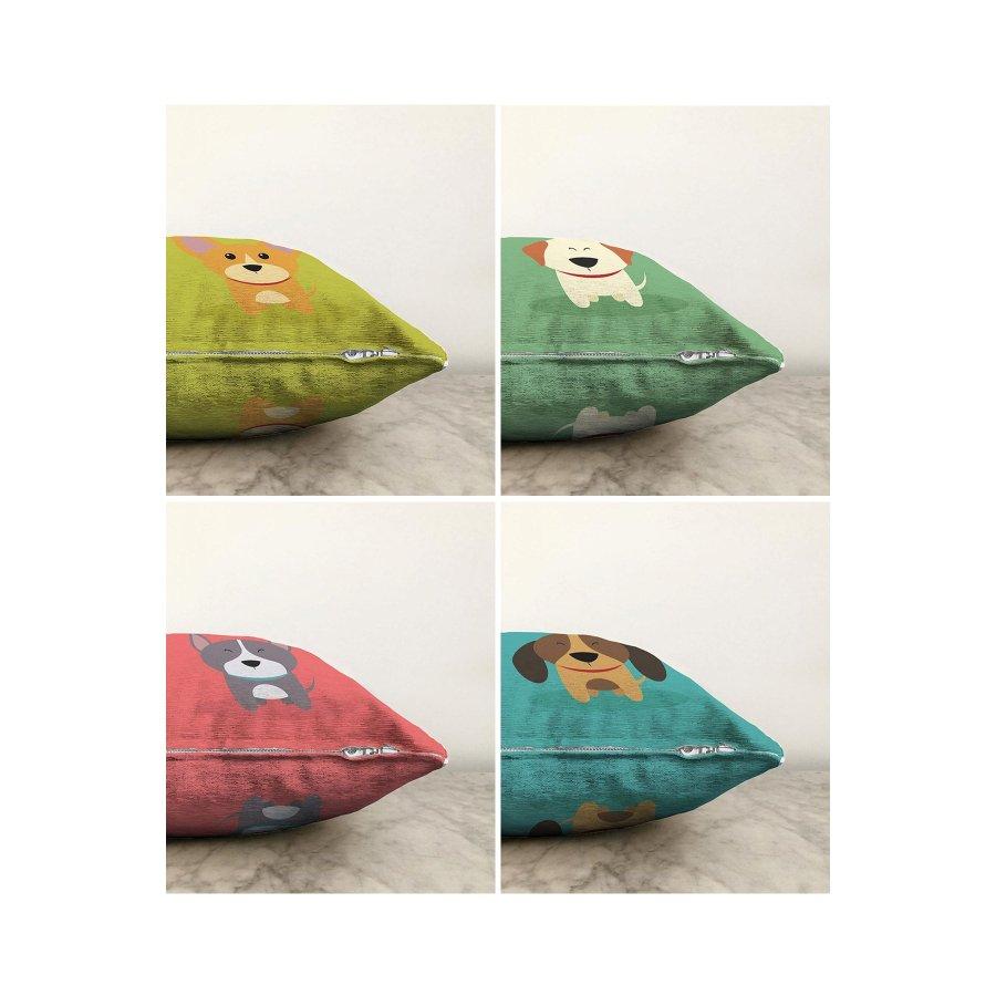 Набор чехлов для подушек с цифровой печатью из 4 предметов