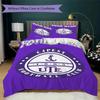 Custom Name Újpest FC Pattern Bedding uilt Set uilt Cover Pillowcase Home Decoration Birthday Gift (1*duvet cover+2*pillowcase without core)