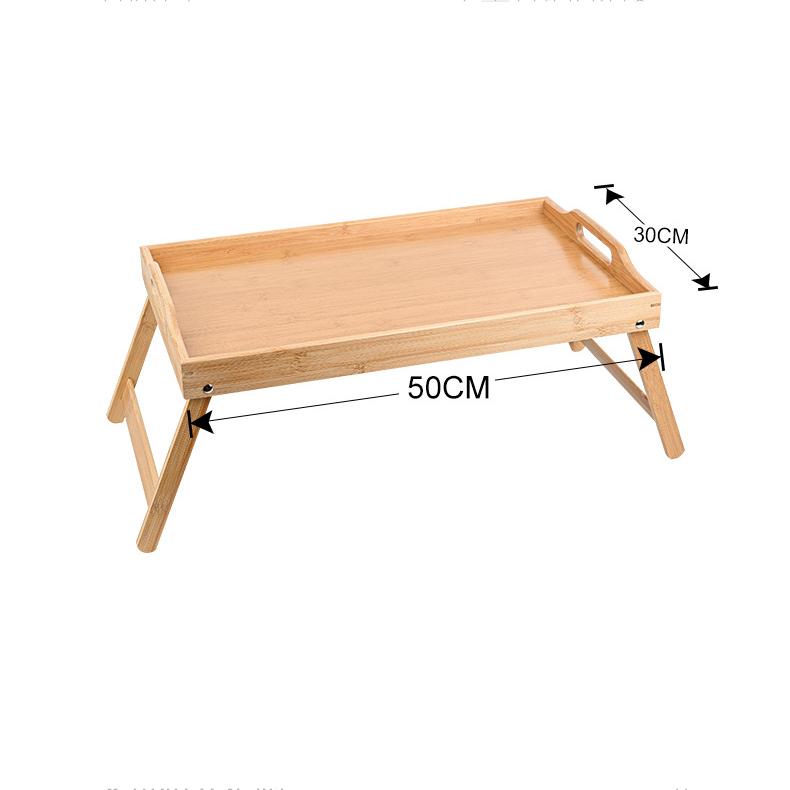 Бамбуковый поднос для кровати, складные ножки с ручками, поднос для завтрака для дивана, еды, рисования, поднос с едой для завтрака в постели, чтения или работы