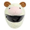 Motorcycle Helmet Cover Funny Cartoon Plush Full Face Covers Rabbit / Goat Motorbike Helmet Headgear For Moto Headgear Accessory