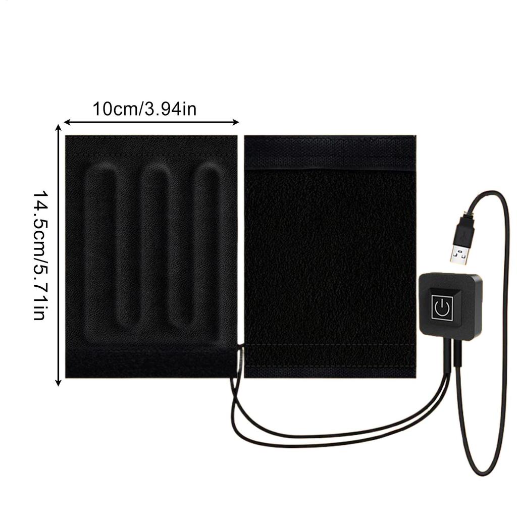 Heated Grips For Motorcycle USB Powered Winter Cycling Hand Heater Motorcycle Heating Handle Cover For Winter Cold Weather