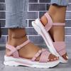Модные женские балетки сандалии 2024 Новая летняя мода Повседневная обувь лодочки для женщин Высокий каблук Платформа Открытый носок Сексуальные дизайнерские сандалии