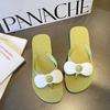 Flip-flops Ladies Summer Personality Trend Sandals and Slippers Summer Outer Wear Slippers Women's Non-slip Beach Shoes Clip Feet