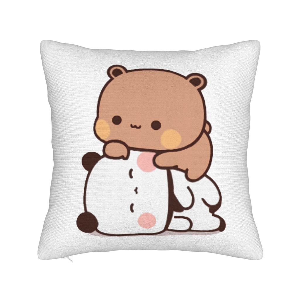 BuBu Panda DuDu Bear Christmas Love Pillowcase Cushion Cover Decorations Xmas Cute Throw Pillow Case Cover Home Drop Shipping