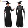 Halloween Adult Costumes Witch Demon Clothes, Gothic Vampire Witch Ghost Festival Party Costumes