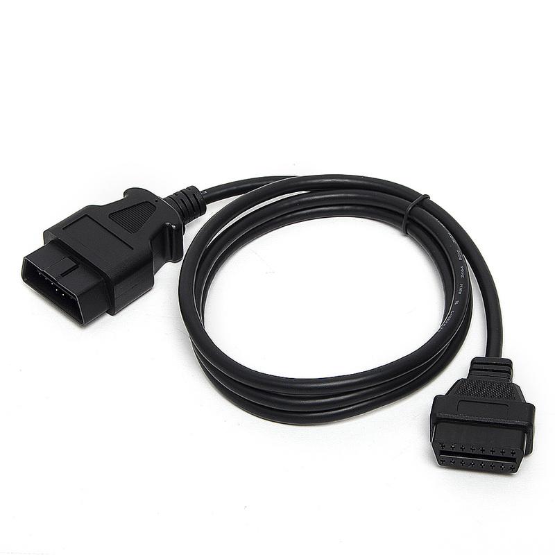 High Quality OBD2 Extension Cable Male to Female 16 Pin Extend Connector for Car Diagnostic Tool 150CM 1.5M Extension Cable