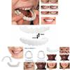On Fake Snap Teeth Upper Lower Dental Veneers Denture Tooth Cover Simulation Set