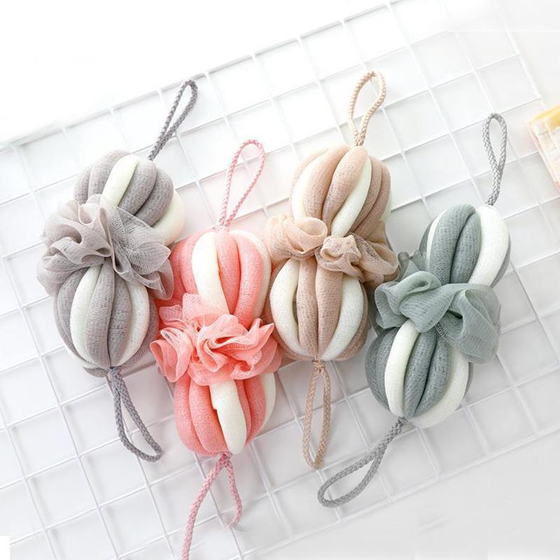 Цветочные полоски для ванны, эластичный шарик для ванны, длинные полоски, мягкий артефакт для ванны, для купания и чистки взрослых, прочный эластичный шарик для ванны