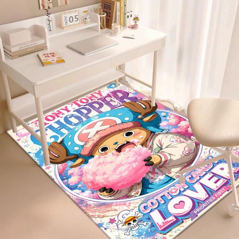 В главных ролях японский мультфильм ONE PIECE Манки Д. Ковер Luffy подходит для гостиной и спальни, коврики для прихожей, офиса, балкона, декоративный ковер V21
