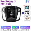 9,7" 2 Din Android 12 автомобильный радиоприемник для Ford Focus 3 Mk 3 2011 - 2019 мультимедийный видеоплеер GPS 4G Carplay Auto Stereo RDS DSP DVD
