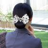 Net Flower For Nurse Hairgrips Cover Net Women Spring Clips Korean Bun Snood Bowknot Hair Bun Cover