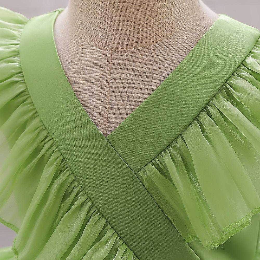 Детская одежда для маленьких девочек, платье с блестками и большим бантом для маленьких девочек, свадебное платье для первого дня рождения, платья принцессы дворца для девочек