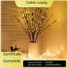 LED Simulation Tree Branch Star Night Lamp - Creative Decor for Nordic Rooms