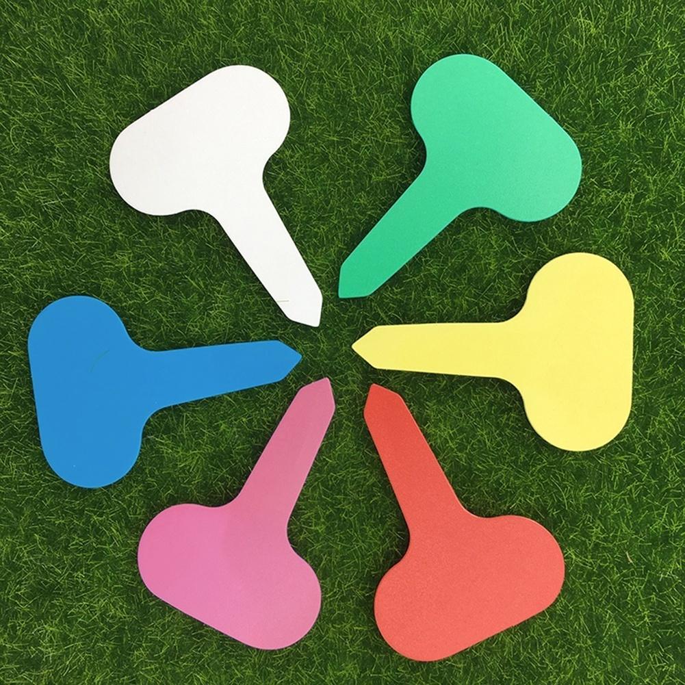 100 шт. Т-образный пластиковый поднос для рассады, этикетка для рассадных растений, толстые пластиковые бирки для растений, Mark Garden P