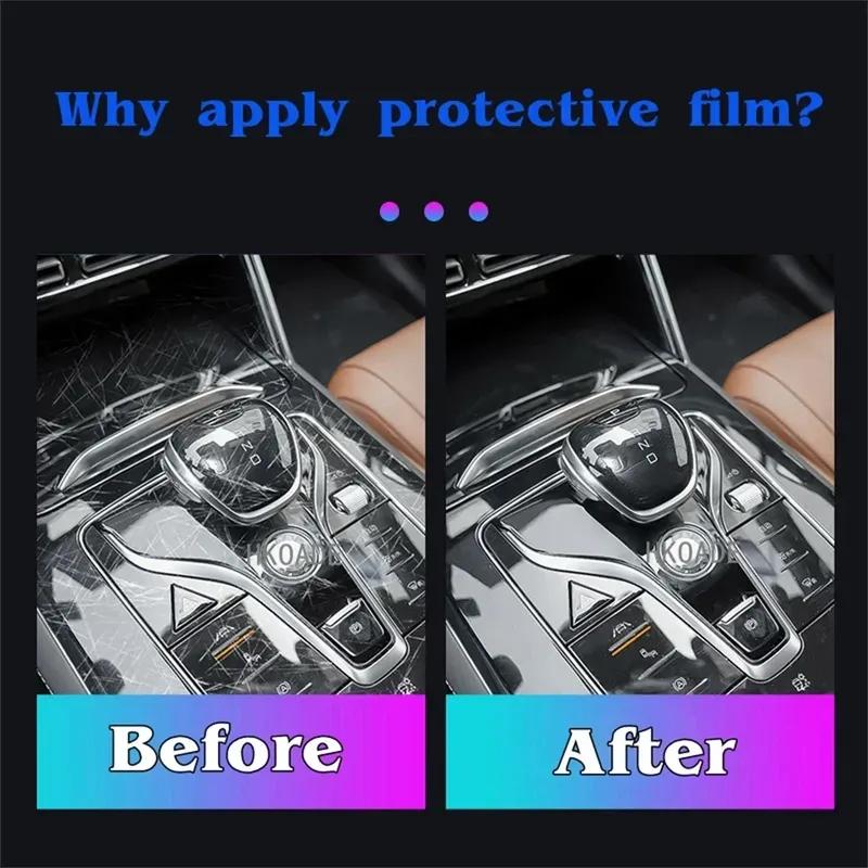 TPU Protection Anti-Scratch Film Car Center Console Interior Modification Sticker Accessories For Hyundai Tucson Nx4