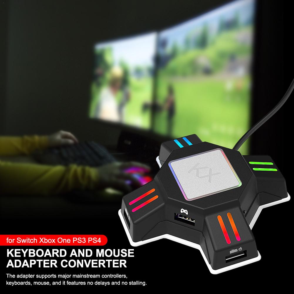 Конвертер адаптера клавиатуры и мыши для коммутатора Xbox One PS3 PS4