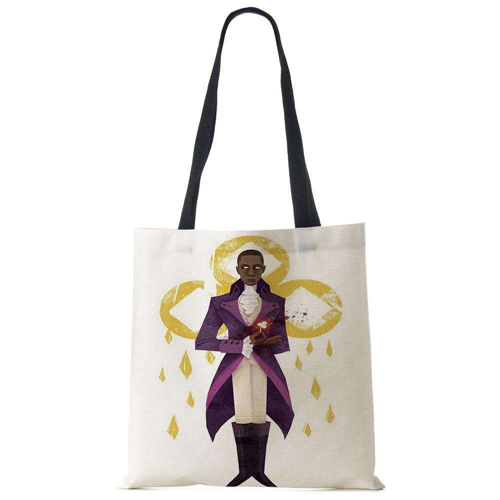 Индивидуальная винтажная большая сумка с принтом 50-х 60-х годов для женщин, многоразовые сумки на ремне, дорожные школьные пляжные сумки