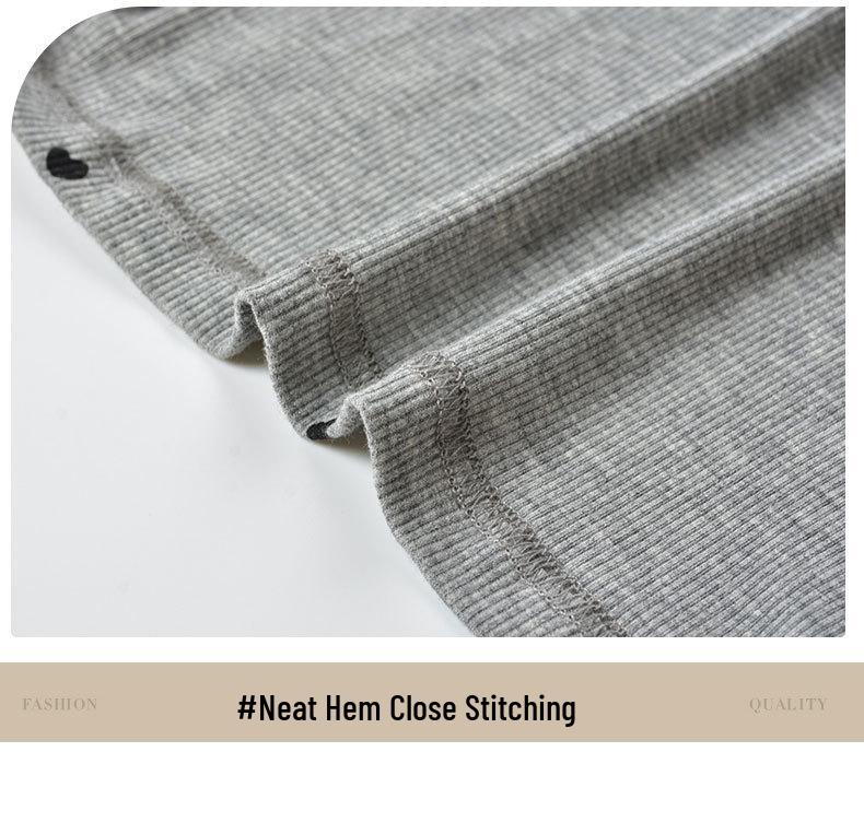 Женский модальный пижамный комплект для весны и осени: Кардиган, Длинный рукав, Свободный крой, Большой размер