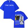 2025 Summer Rapper Vybz Kartel Album Graphic Mens Hip Hop Gothic Short Sleeve TShirt Retro 100 Pure Cotton Printed Tshirt